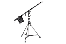 حامل إضاءة ميجا بوم - Heavy-Duty Wind-Up Mega Boom